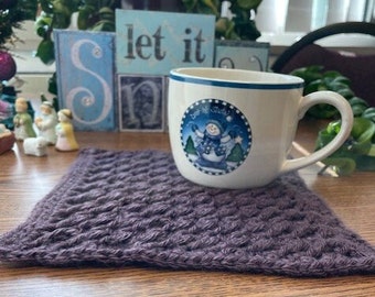 Crochet Coaster, Mug Rug, Article de table