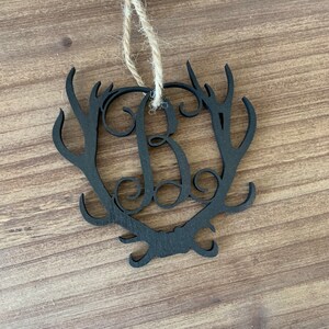 Deer Antler Ornament Personalized Christmas Ornament|Personalized Antlers Christmas Ornament|Christmas Decor|Christmas Tree Decor