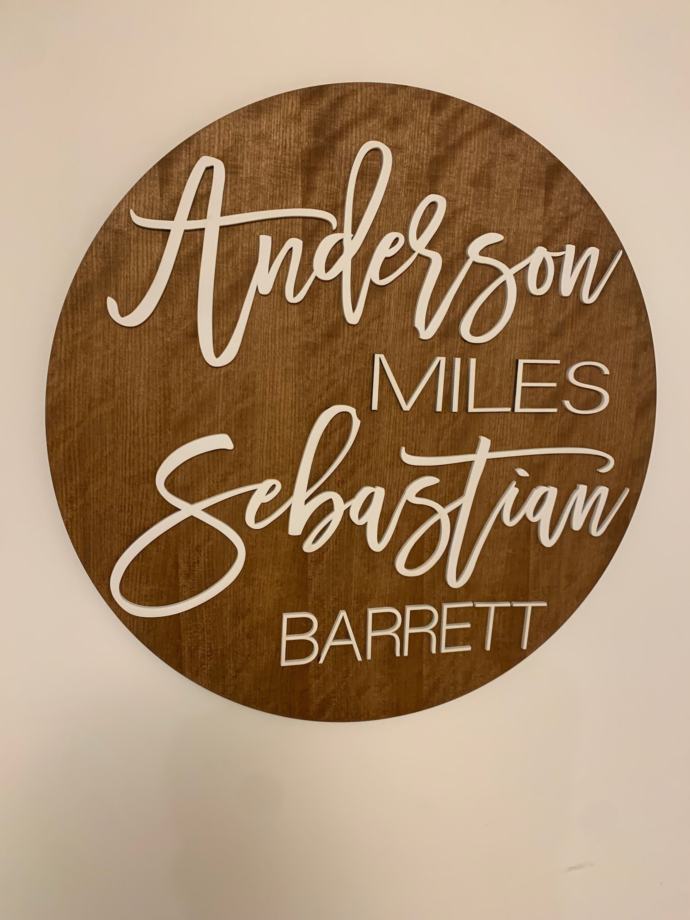 Two Names Sign Nursery Name Sign |2 Names| Baby Shower Gift | Girls Name Sign | Twin ...