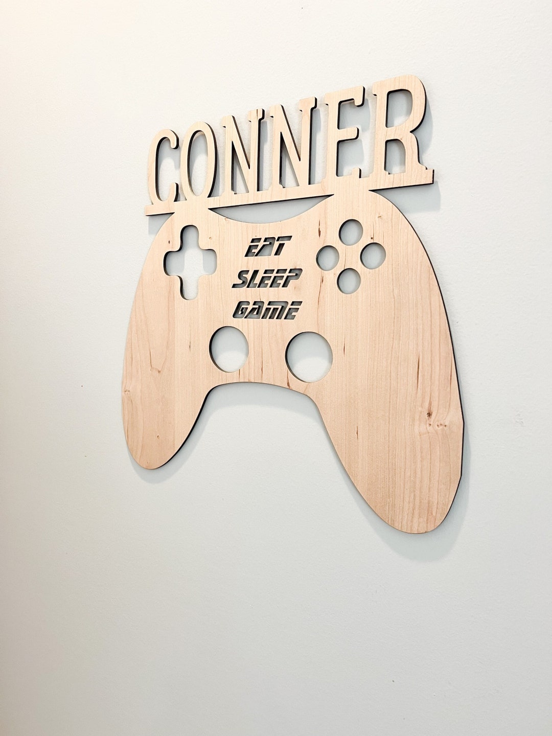 Video Game Game Controller Name Sign Wood Name Sign Nursery Decor Boy's