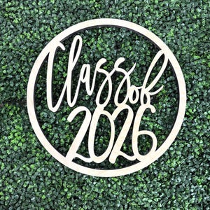 Class of 2026 wooden Sign Personalized graduation Sign granduatjon Backdrop senior Photo Booth Wall Sign Birthday Name Sign Sign for party