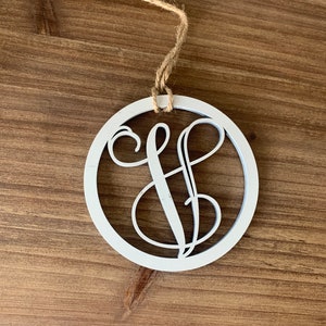 Personalized Christmas Ornament|Last Name Christmas Ornament|Christmas Decor|Christmas Tree Decor |Wood Ornament | Wood Monogram|Family Name