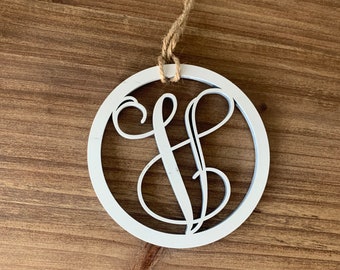 Personalized Christmas Ornament|Last Name Christmas Ornament|Christmas Decor|Christmas Tree Decor |Wood Ornament | Wood Monogram|Family Name