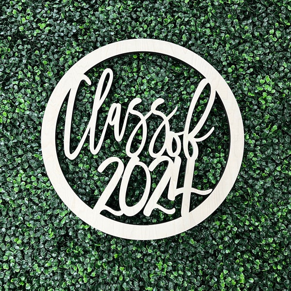 Class of 2024 wooden Sign Personalized graduation Sign granduatjon Backdrop senior Photo Booth Wall Sign Birthday Name Sign Sign for party