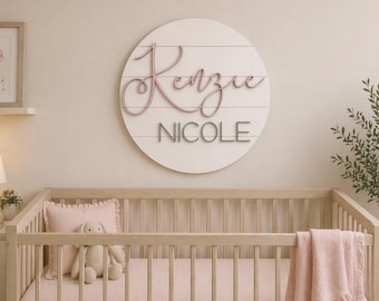 Custom Shiplap Name Sign |Baby Shower Gift |Girls Name Sign | Nursery Name Sign | Toddler Sign | Nursery Decor | Boys Name Sign | Above Crib