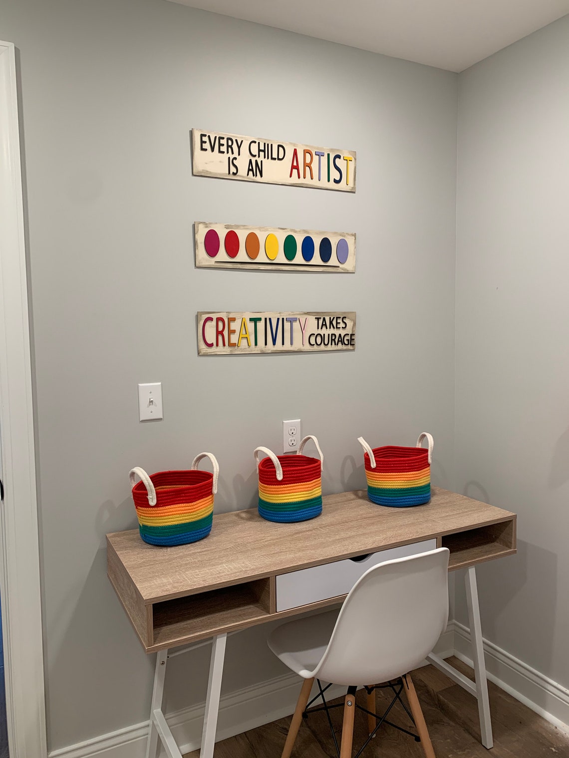 Every Child is an Artist | Creativity Takes Courage | Paint Palette