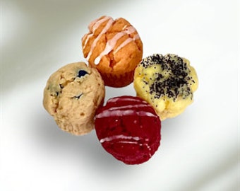 Red Velvet Muffin Wax Melts with Vanilla Glaze / Orange Cream Muffin / Pistachio / Blueberry / Lemon Poppyseed