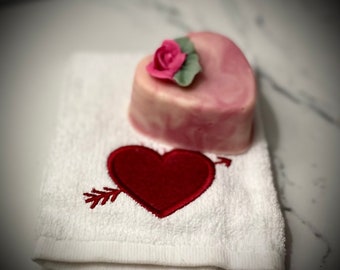 Rose Heart Artisan Soap