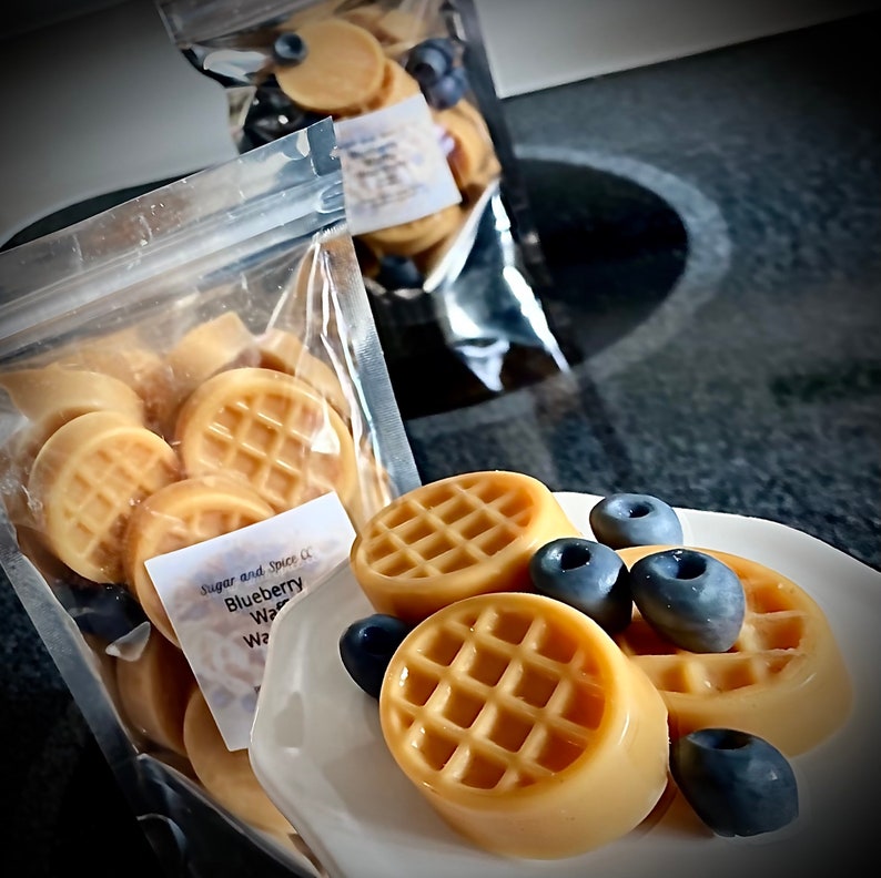 Blueberry and Waffle Wax Melts / Food Like Wax Melts image 5