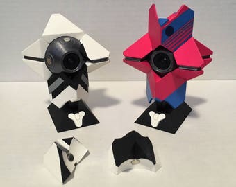 CUSTOMIZABLE Destiny 2 Ghost w/ Magnets and LED (3D Printed)