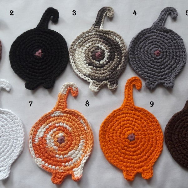 Cat bum coaster. Funny cats. Novelty cat Butt Table mat. funny gift. Feline lovers present Unique.decor, cat bottom coaster for friends