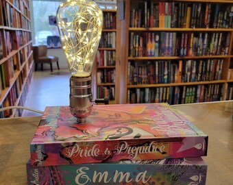 Jane Austen Book Lamp