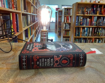 Edgar Allan Poe Book Lamp