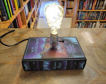 The Complete Fiction of H.P. Lovecraft Book Lamp