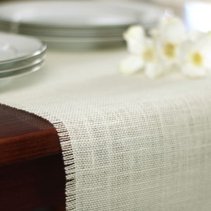 Wedding Burlap Table Runner, Wedding Table Runner, Off White Burlap Runner, Wedding Runner, Country Wedding, Wedding Decor