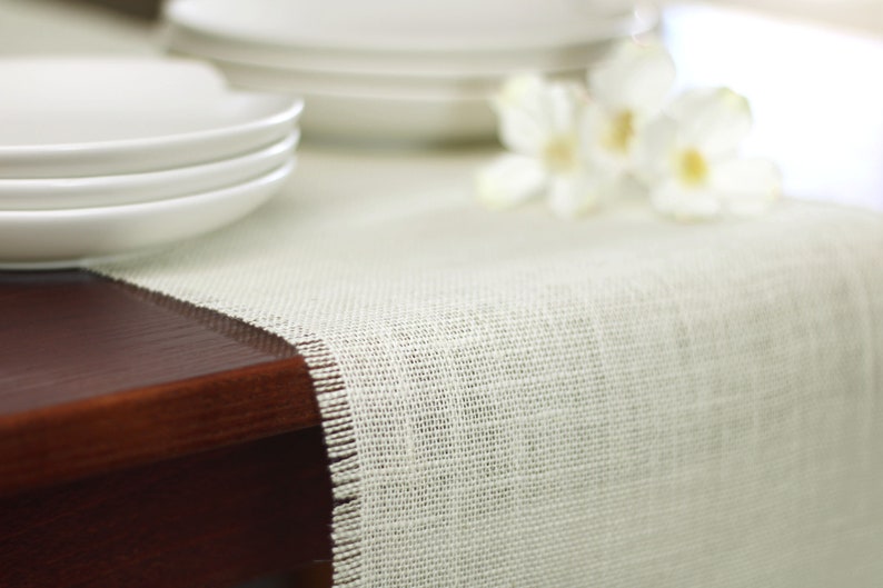 Table Runner Burlap Table Runner off White Burlap Burlap Etsy
