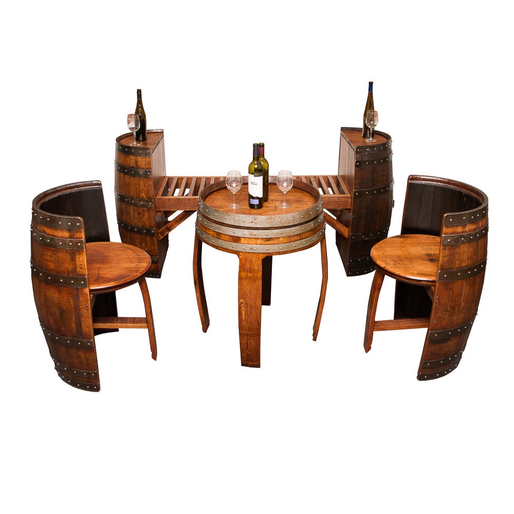 1083 Sonoma Barrel Table Set Etsy