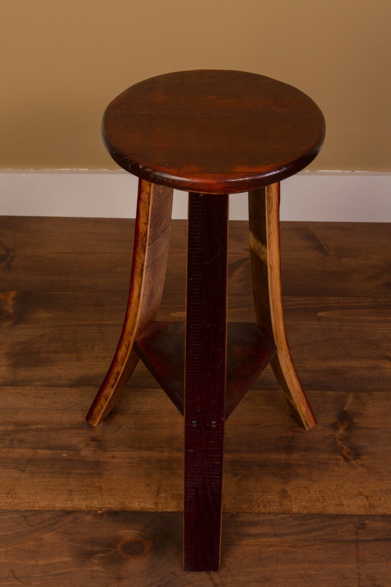 1021 Handcrafted Wine Stave Barrel Stools Etsy