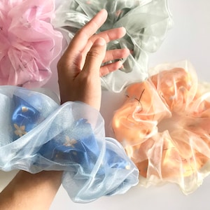 Oversized Scrunchie, Jumbo Extra Large Scrunchy, Giant Scrunchies, XXL Scrunchies, Fluffy Scrunchies