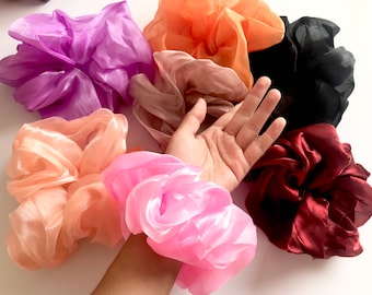 Jumbo Scrunchies, Extra Large Scrunchy, Giant Scrunchies,Oversized Scrunchies, Giant Fluffy Scrunchies,XXL Scrunchies