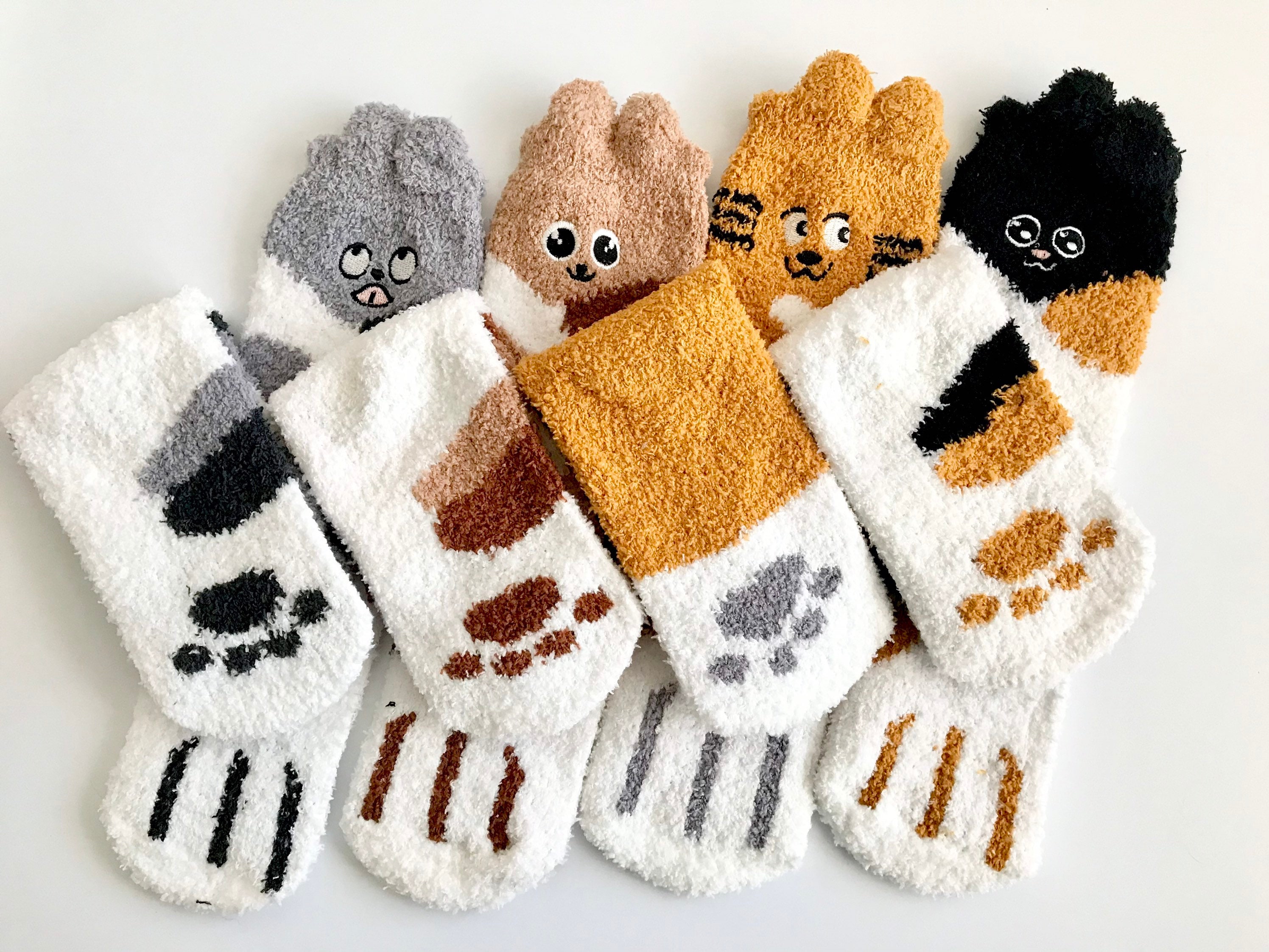 cat winter socks