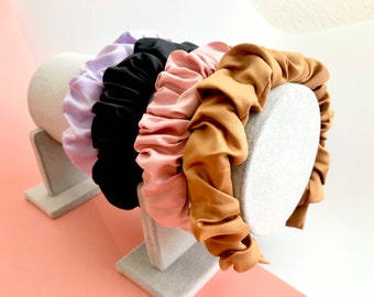 Scrunched Headband, Fabric Headband, Instagram Headband