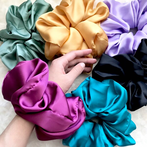 Jumbo Scrunchies, Extra Large Scrunchy, Giant Scrunchies,Oversized Scrunchies, Giant Fluffy Scrunchies,XXL Scrunchies