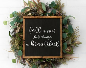 Fall is Proof that Change is Beautiful SVG, JPG, PNG, digital file, cutting file