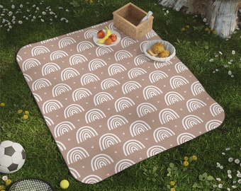 Rainbow Picnic Blanket | Picnic Blanket | Summer Blanket | Outdoor Blanket | Beach Blanket | Camping Blanket | Picnic Mat