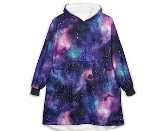 Galaxy Blanket Hoodie | Space Blanket | Hooded Blanket | Hoodie Blanket | Blanket Hoodie | Fleece Blanket | Hooded Cape