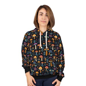 Mushroom Hoodie | Mushroom Pullover | Unisex Pullover Hoodie | Cottagecore Hoodie | Cottagecore Pullover | Mushroom Apparel