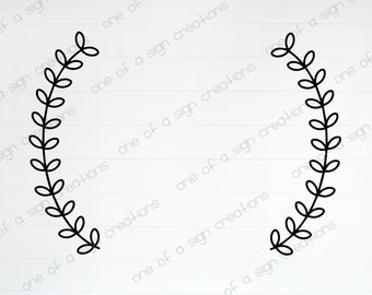 Olive Branches SVG, JPG, PNG, digital file, Wreath, Floral, Branches