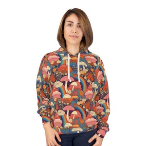 Mushroom Hoodie | Mushroom Pullover | Mushroom Apparel | Unisex Pullover Hoodie | Cottagecore Hoodie | Cottagecore Pullover