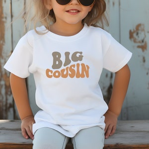 Big Cousin Toddler Tshirt | Cousin Tee | Cousin Crew Shirt | Toddler Tshirt