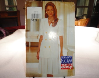 Vedi e cuci Butterick Pattern 3528 Abito e gonna da donna Taglie 6 - 10, include un omaggio