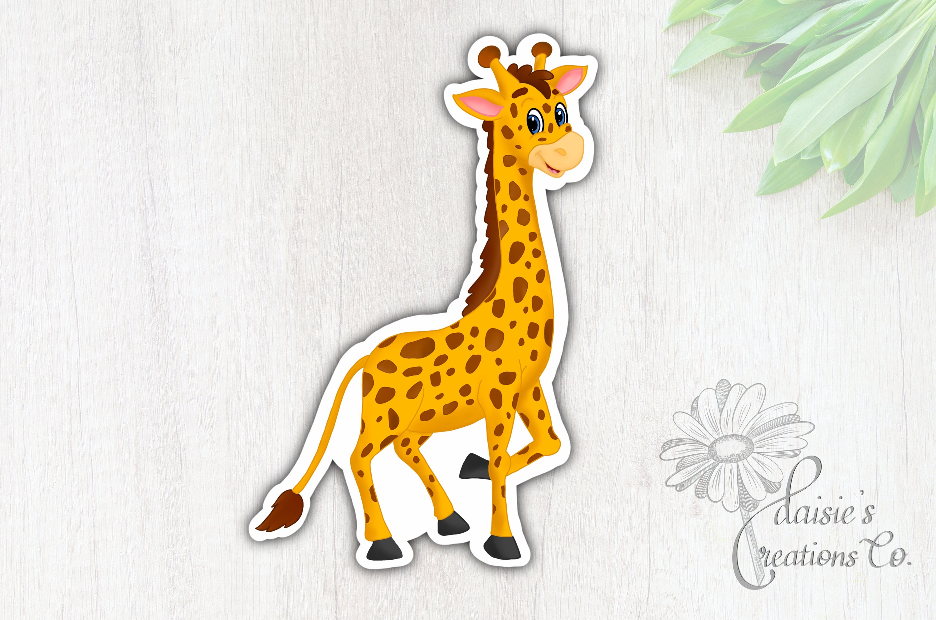 Giraffe Sticker Decal Laptop Sticker Gift Etsy UK