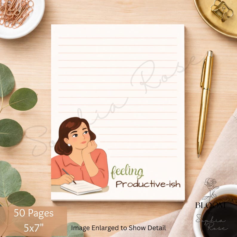 Feeling Wicked Notepad Funny Notepad | 5x7 Lined Notepad | Productivity Humor Desk Pad | Cute ...