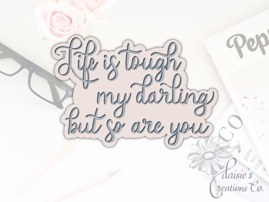 Inspirational Quote Vinyl Sticker | Laptop, Planner Decal - Etsy