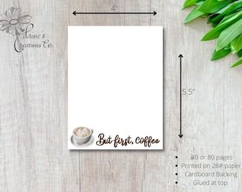 But first, coffee: Notepad