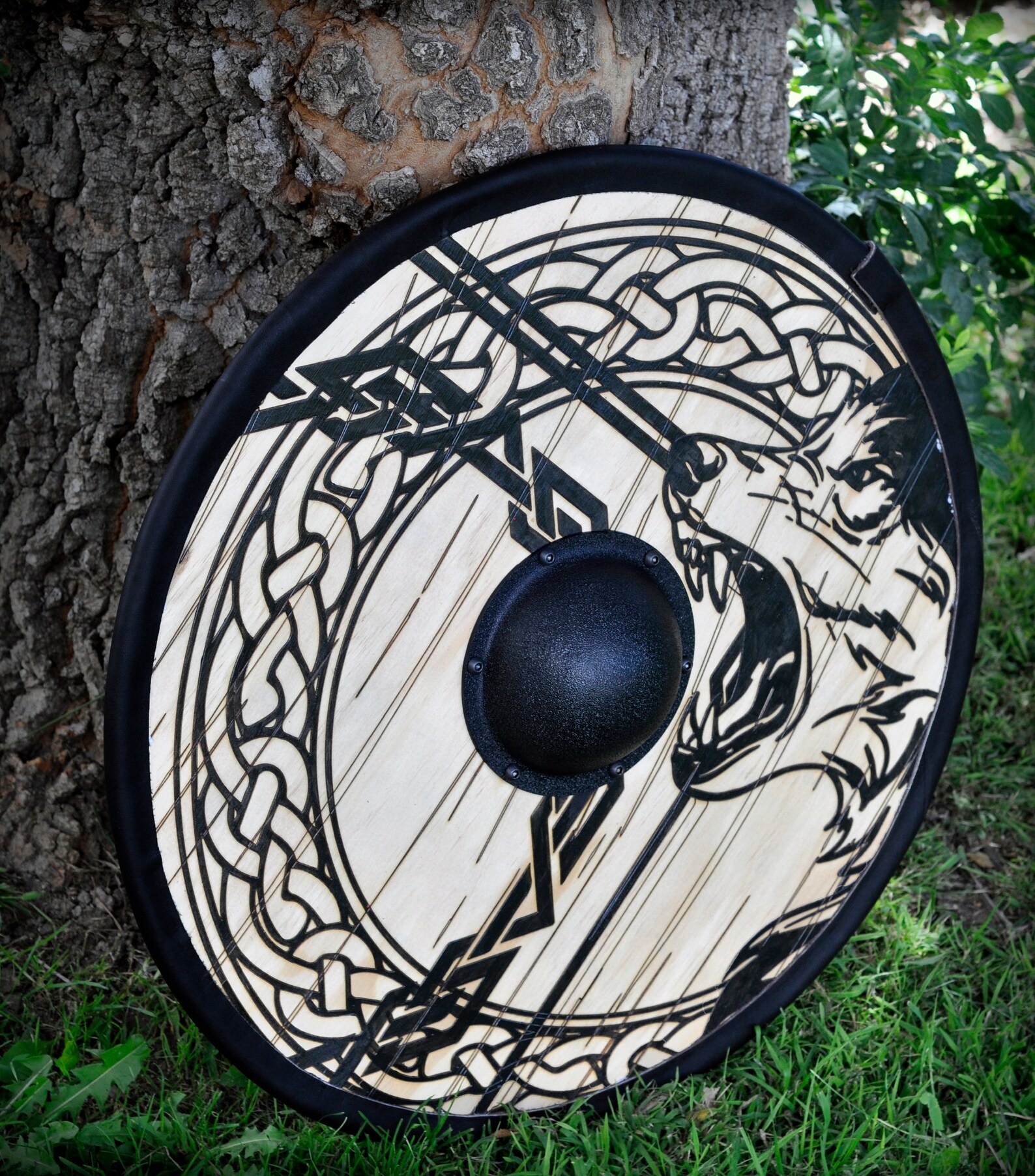 Custom Wood Viking Shield combat Ready for Kids - Etsy