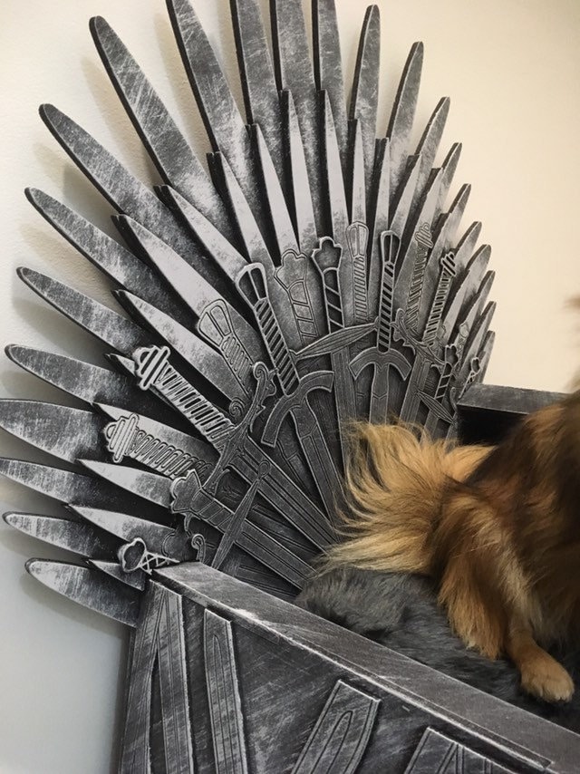 Iron throne top dog bed
