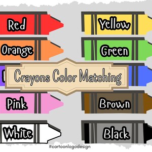 Color Matching Game, Busy Book Printable, Educational Activity, Homeschool Worksheet, Busy Binder for Toddlers