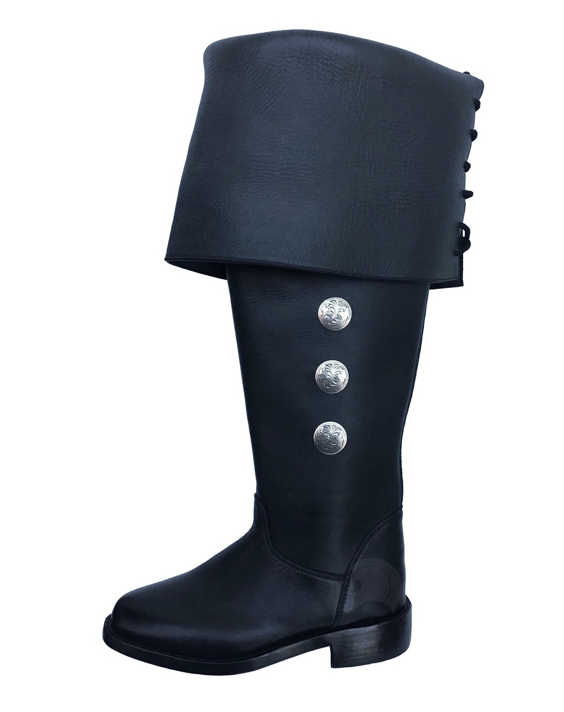 Pirate Swashbuckler Bucket Top Boots Buccaneer Marlborough Etsy