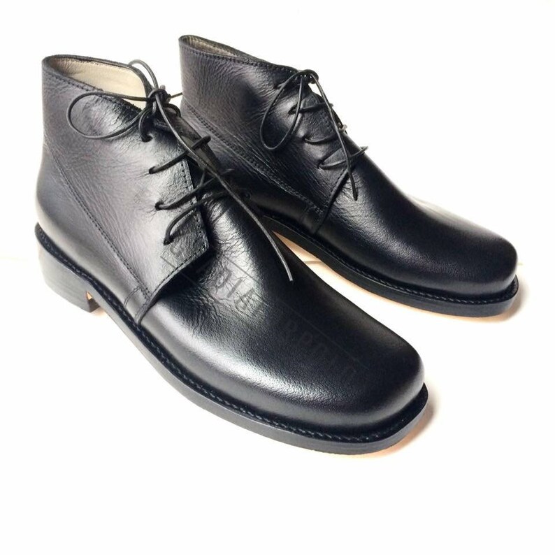 Civil War Brogans 100 PREMIUM GRAIN LEATHER Jefferson Boots Etsy