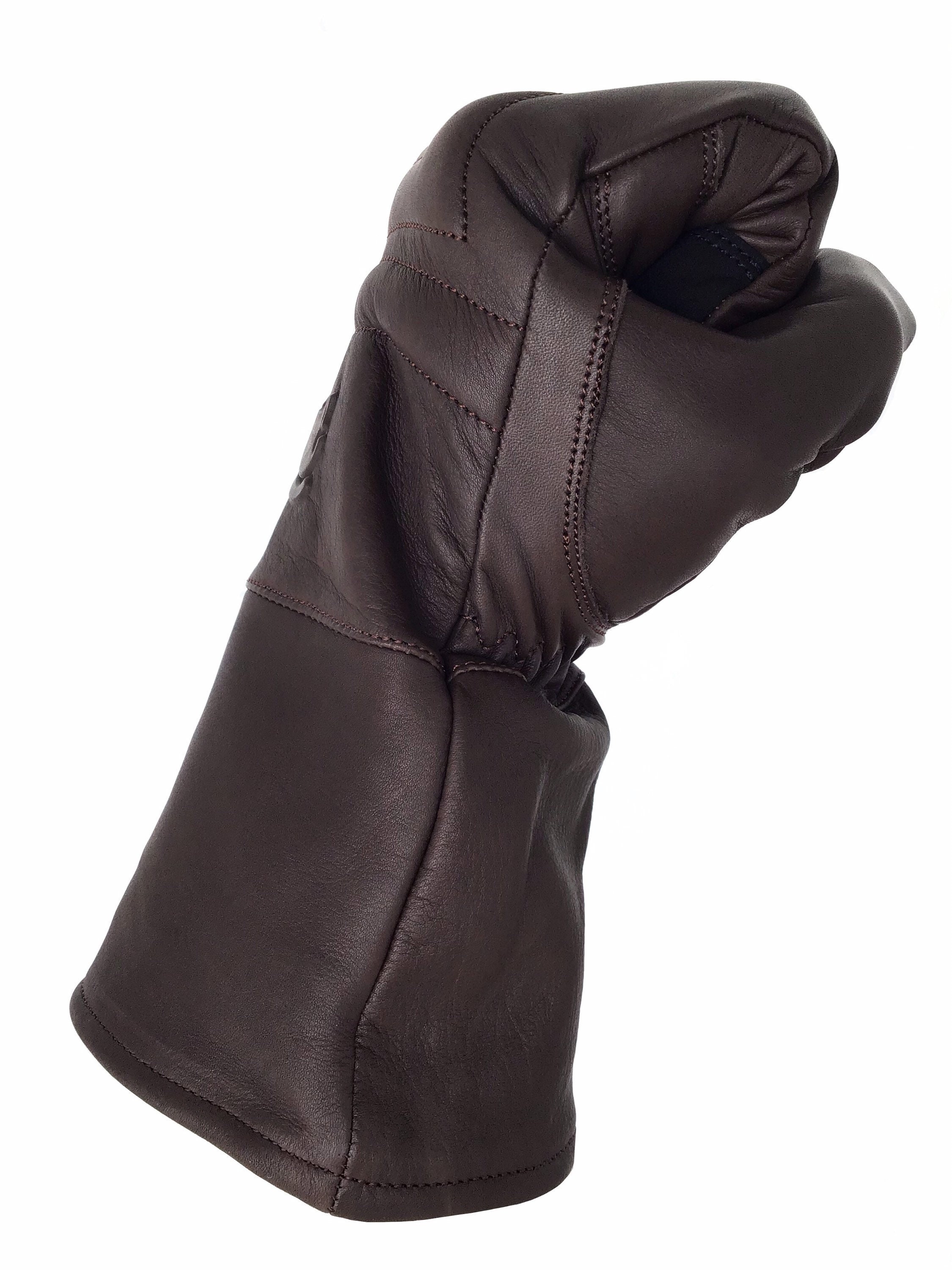 Gauntlet Leather Motorcycle Gloves Medieval Star Wars Etsy