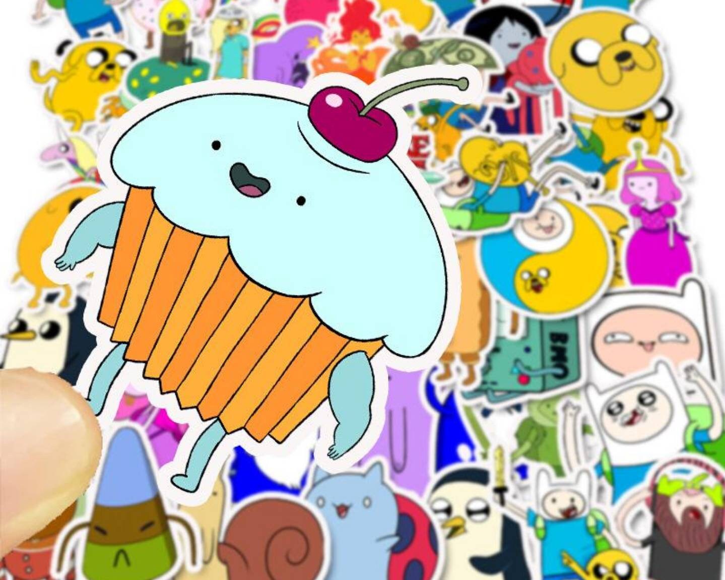 Adventure Time Stickers Matt vinyl stickers water resist | Etsy