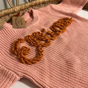 Hand embroidered sweaters