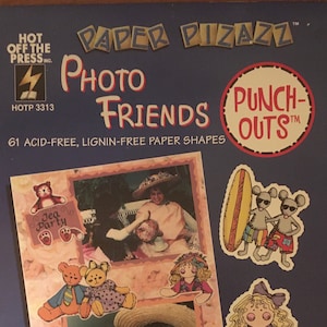 Perforatrices Paper Pizazz Photo Friends pour le scrapbooking et plus