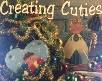 Creating Cuties by Gail Eastmond - Brand New Vintage Decorative / Tole Painting Instruction / Pattern book - Original Copy - COLLECTIBLE!