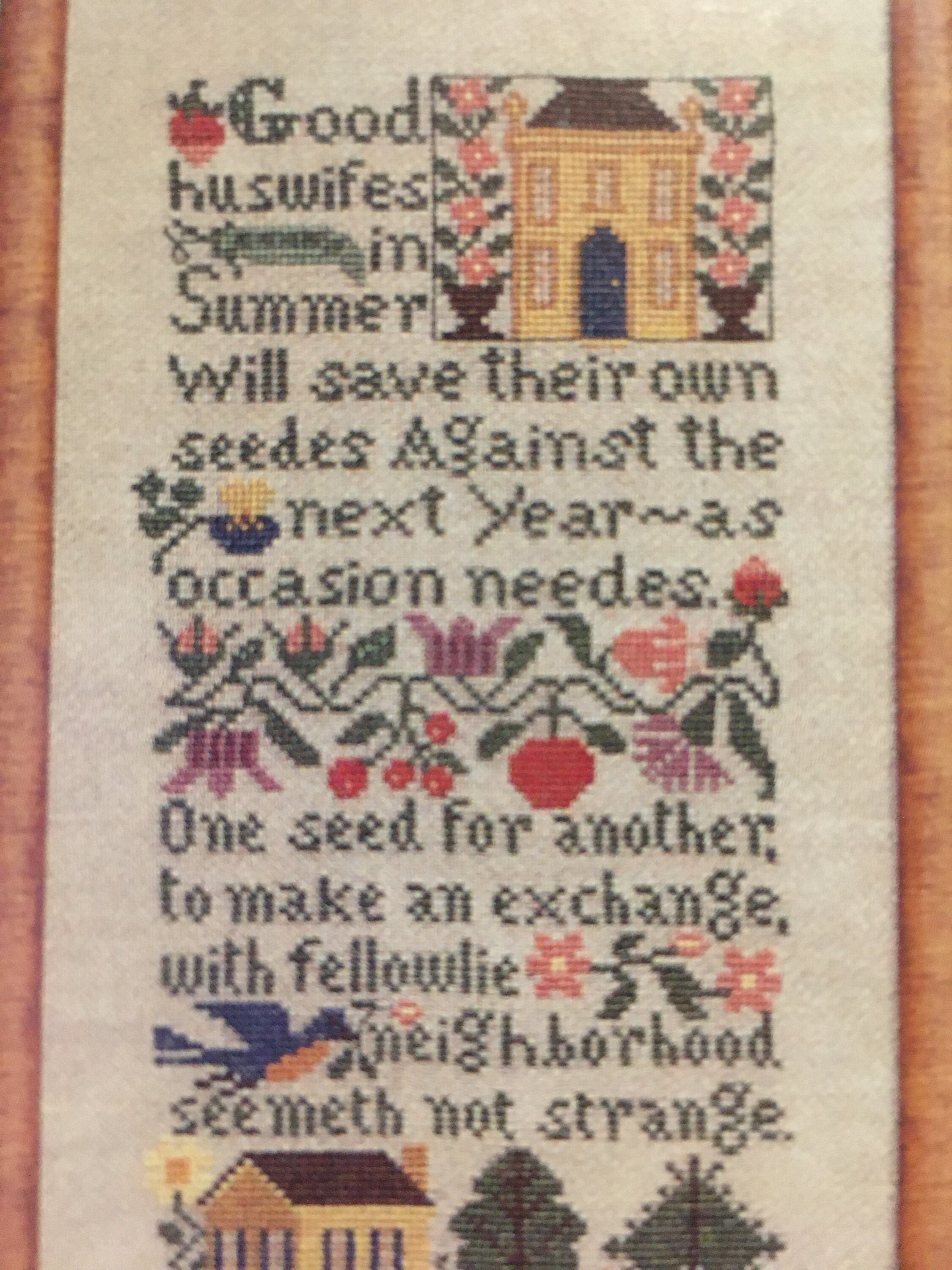 The Prairie Schooler - Summer Samplers - Book No. 77 - Cross Stitch ...